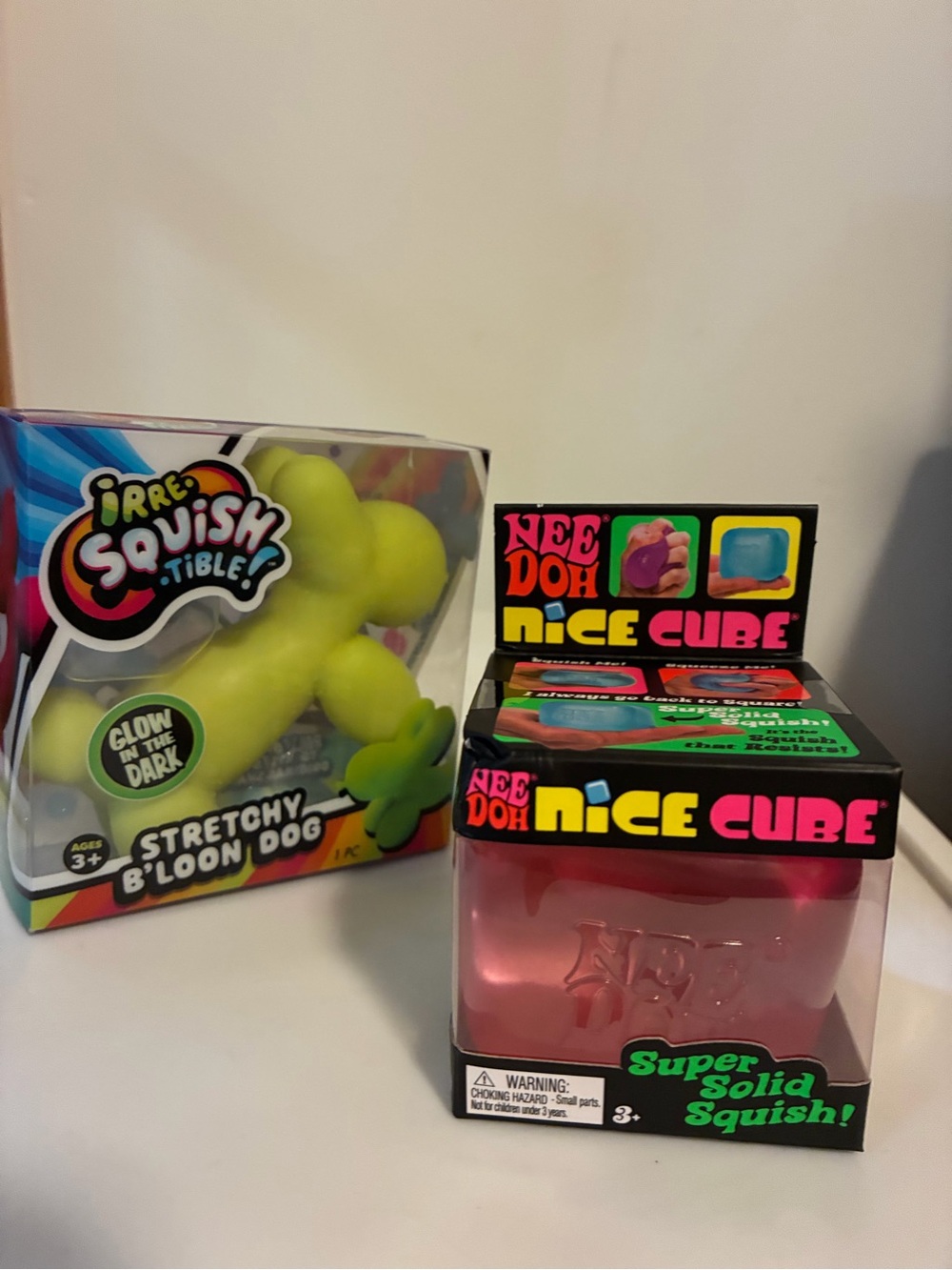 NeeDoh Nice Cube Super Solid Squish - Pink